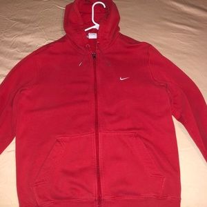Nike zip up hoodie sz L